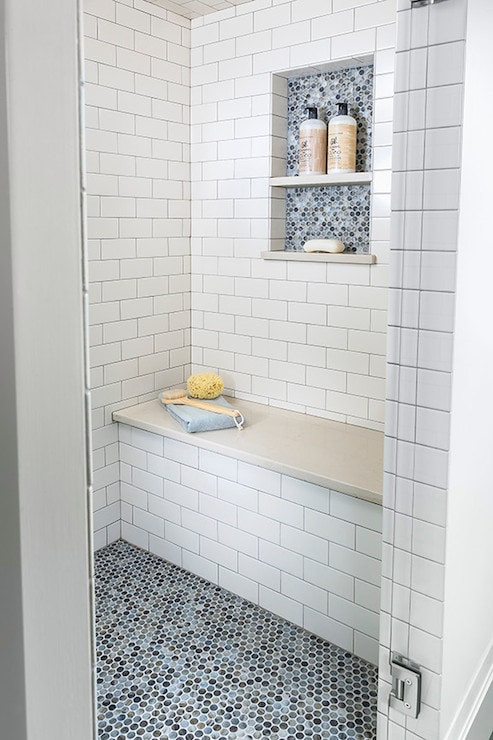 Penny Round Tile Bathroom Floor
 JDD Penny Round Mosaic Grey Blend Tile for Less Utah