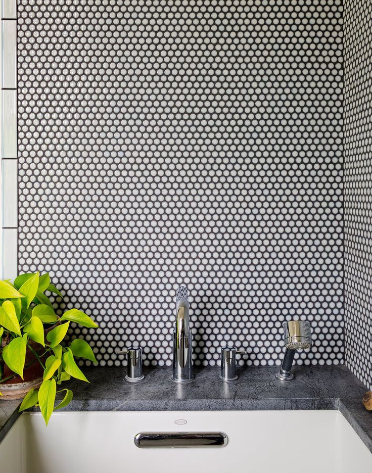 Penny Round Tile Bathroom Floor
 30 Penny Tile Designs That Look Like A Million Bucks