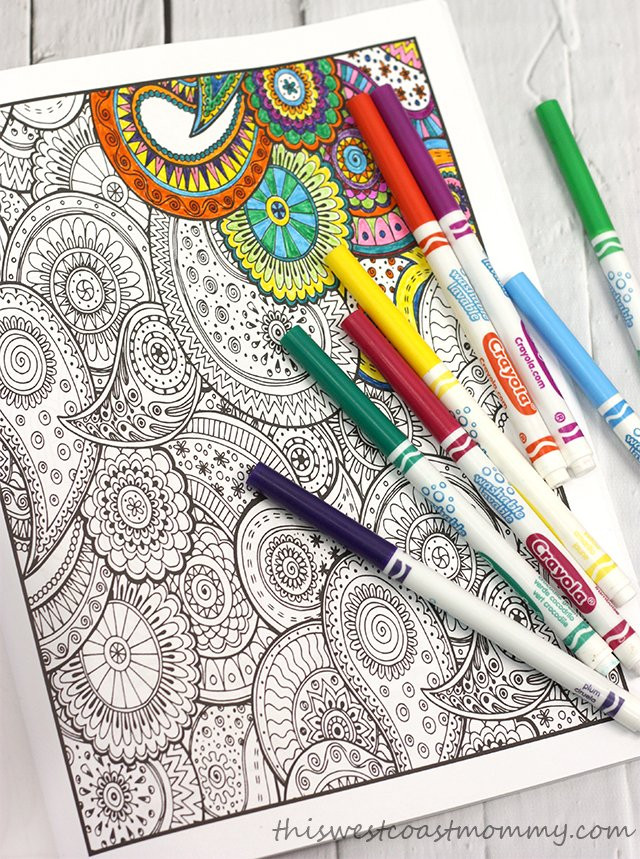 Pens For Adult Coloring Books
 Relax with Adult Colouring Books from Vintage Pen Press