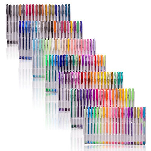 Pens For Adult Coloring Books
 140 Paint Pens Markers & Daubers Colors Gel Set For Adult