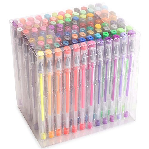 Pens For Adult Coloring Books
 Courise 108 Unique Colors Gel Pens Gel Pen Set For Adult