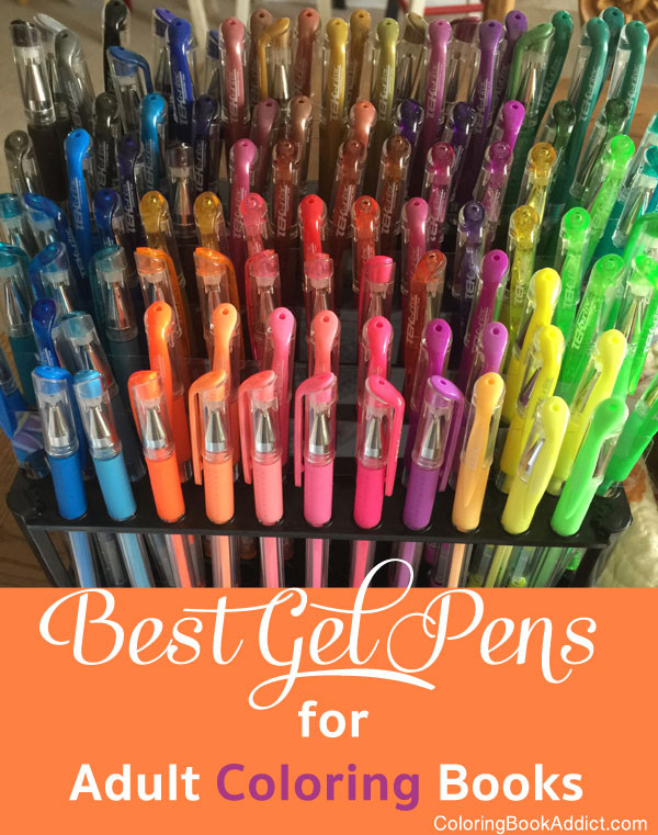 Pens For Adult Coloring Books
 Gel Pens Adult Coloring Book Supplies for Addicted Colorists