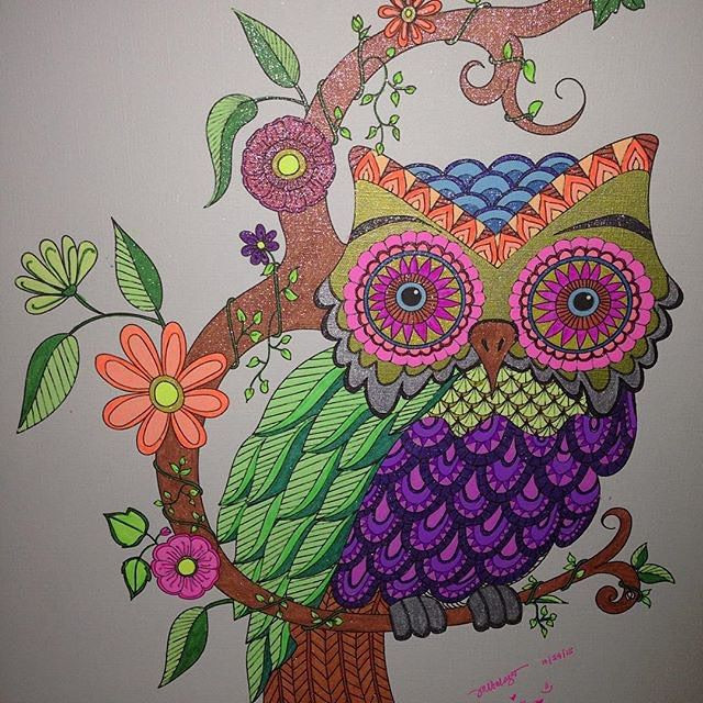 Pens For Adult Coloring Books
 Free coloring page here Used gel pens to color this sheet