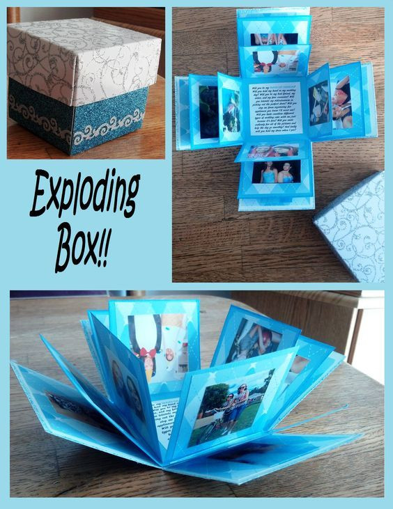 Personalized Gift Ideas For Boyfriend
 Lovely exploding photo box ♥ Made one of these for my