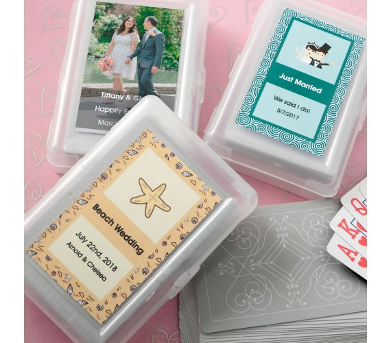 Personalized Playing Cards Wedding Favors
 Personalized Playing Card Wedding Favors