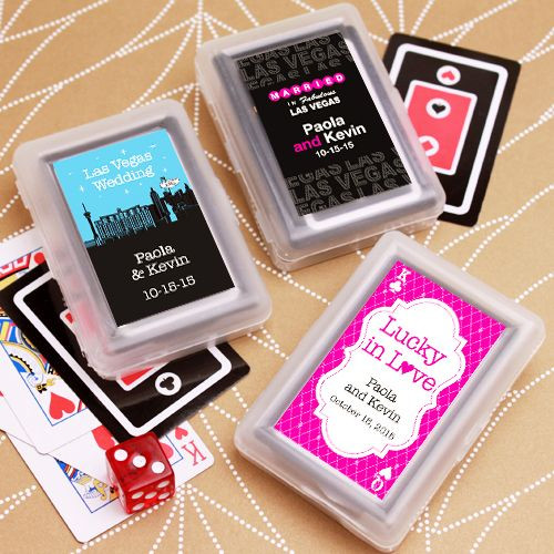 Personalized Playing Cards Wedding Favors
 Personalized playing cards for weddings It s a wedding