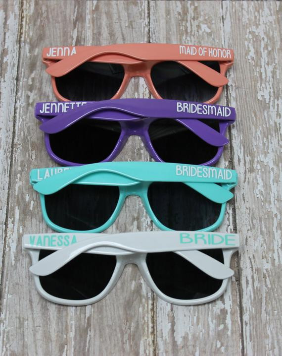 Personalized Sunglasses Wedding Favors
 Personalized Sunglasses Custom Wedding Favor by