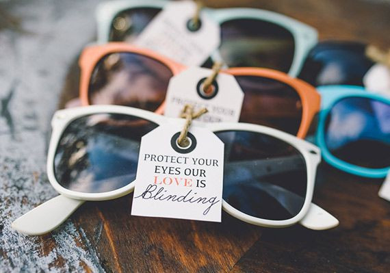 Personalized Sunglasses Wedding Favors
 Trendy and Useful Wedding Favors The Empire Room
