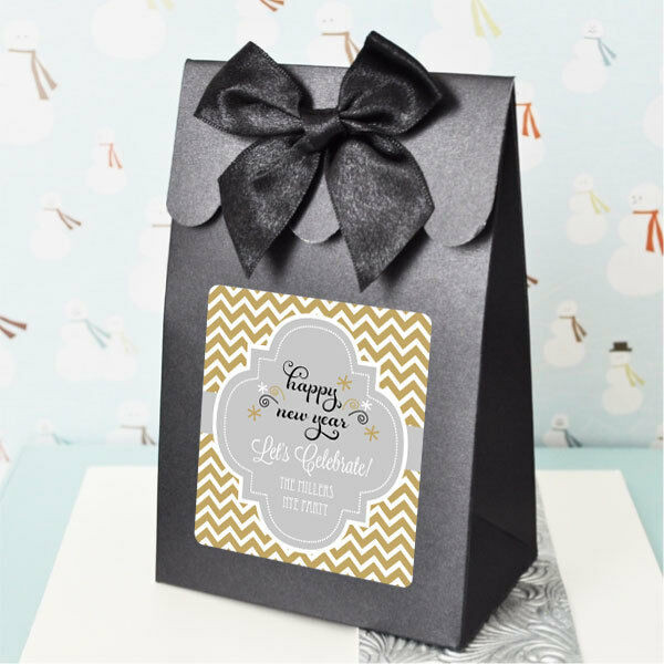 Personalized Wedding Favor Bags
 24 Personalized Winter Wedding Candy Boxes Bags Favors