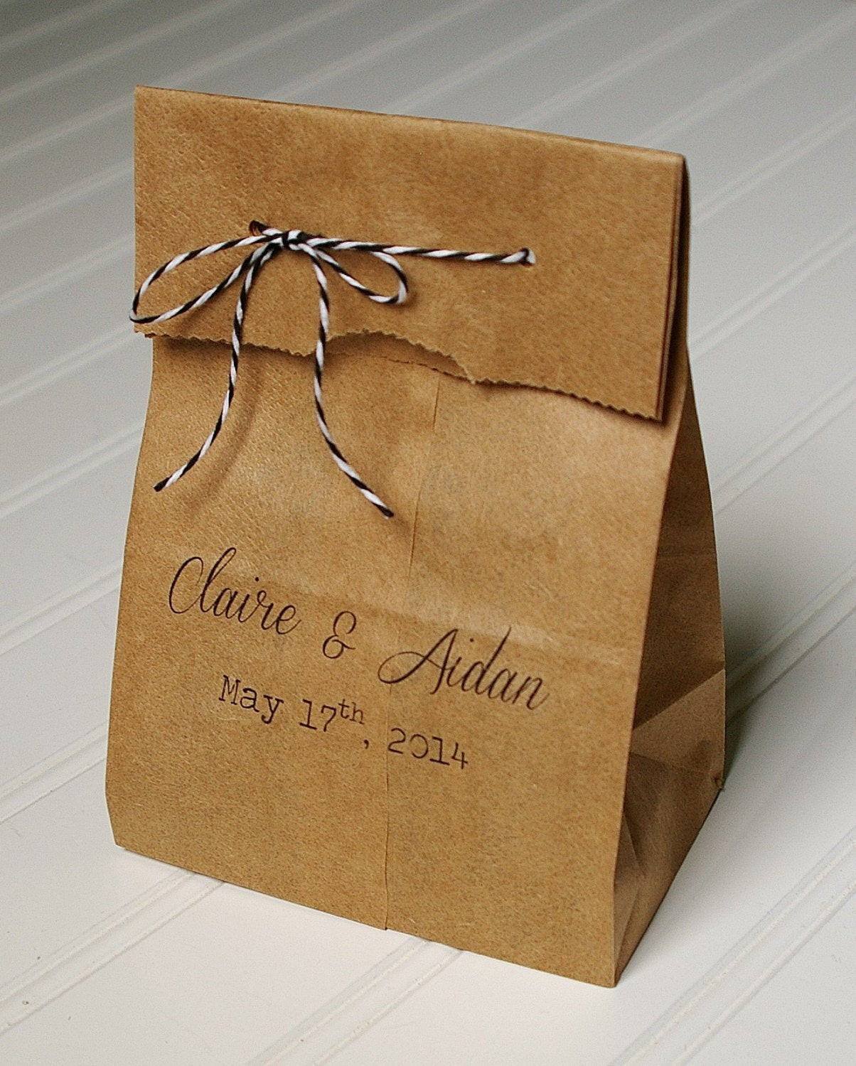 Personalized Wedding Favor Bags
 Personalized Wedding Favor Bags Candy Bags Kraft Paper