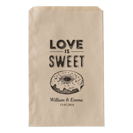 Personalized Wedding Favor Bags
 Personalized Wedding Favor Bags Donuts