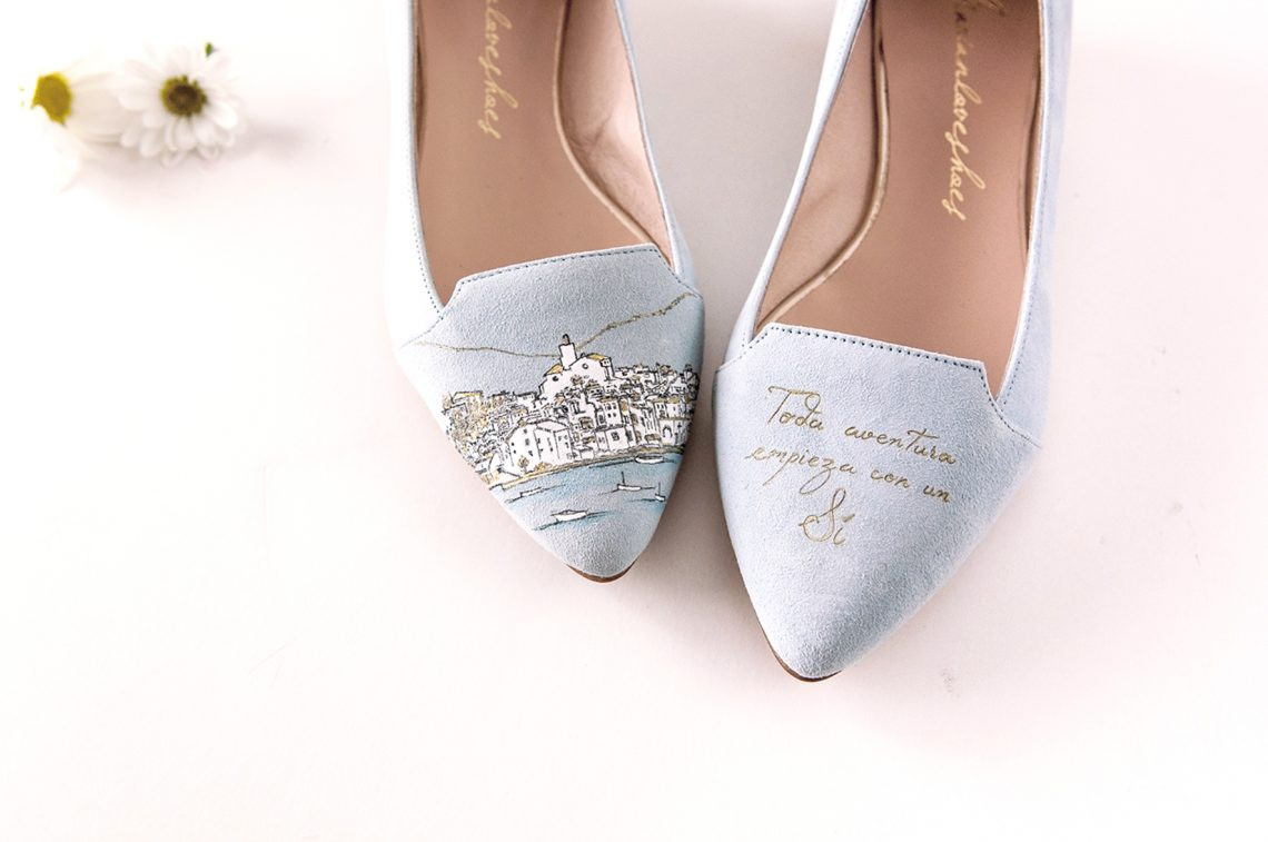 Personalized Wedding Shoes
 Personalized wedding shoes by Marian Loves Shoes