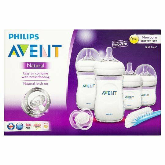 Philips Avent Natural Baby Bottle Newborn Starter Gift Set
 Philips Avent SCD290 01 Natural Newborn Starter Set 0m