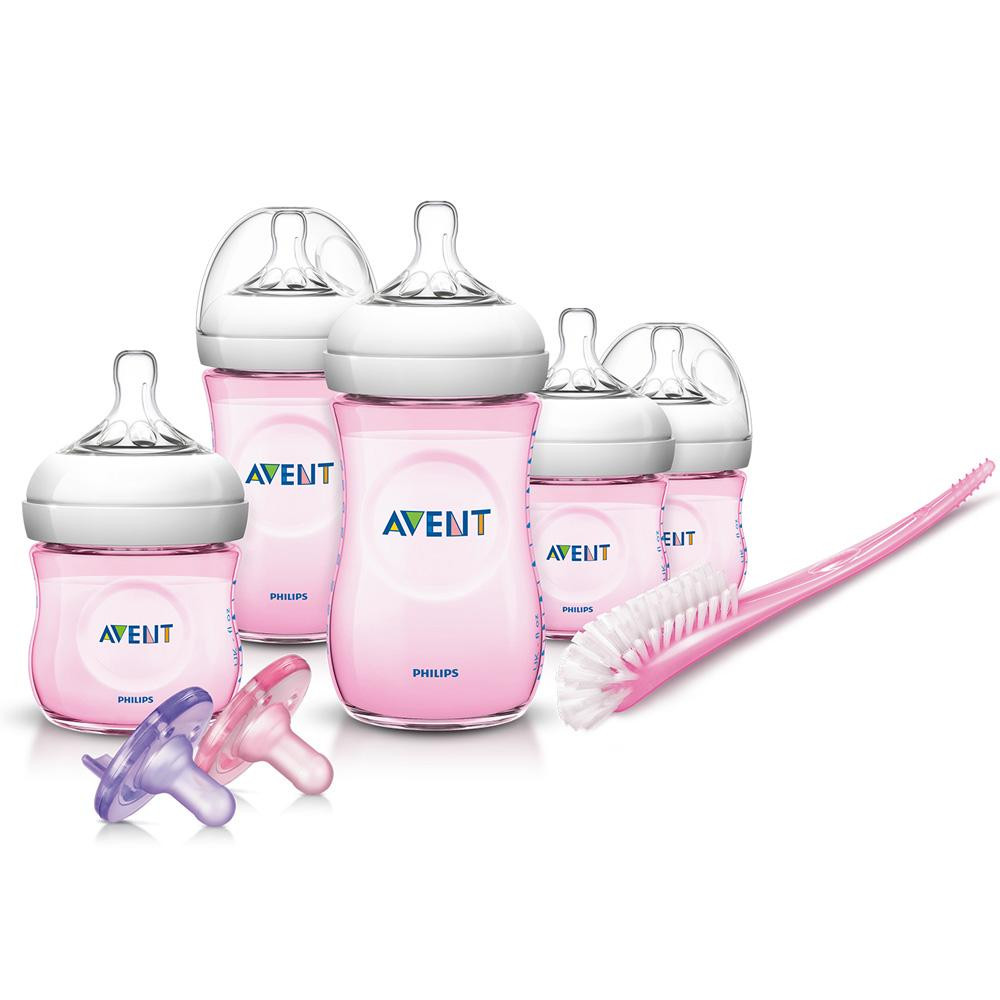 Philips Avent Natural Baby Bottle Newborn Starter Gift Set
 NEW Pink Natural Infant Starter Set Perfect Gift For