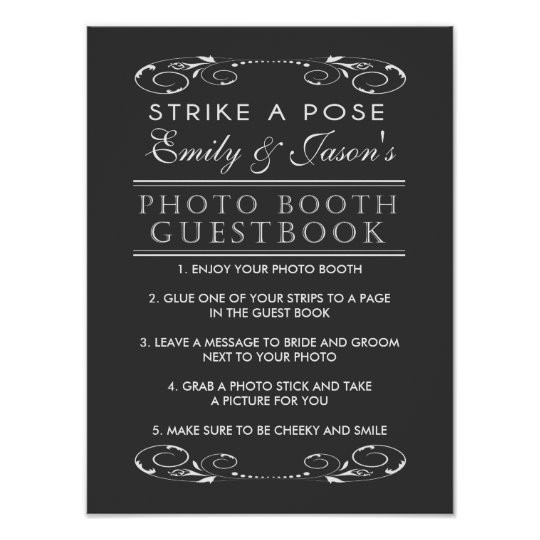 Photo Booth Guest Book Wedding
 Wedding Booth Guest Book sign
