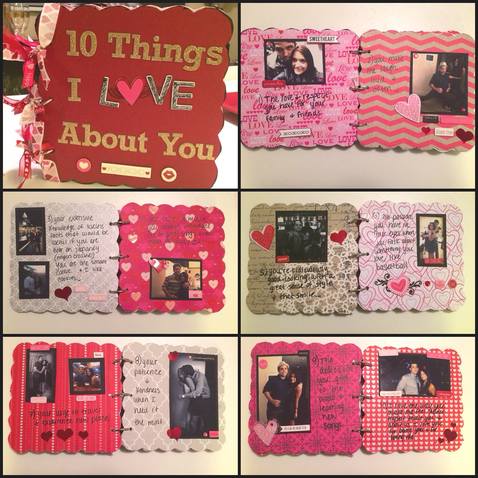 Photo Gift Ideas For Boyfriend
 Boyfriend Gift Idea Chipboard Scrapbook