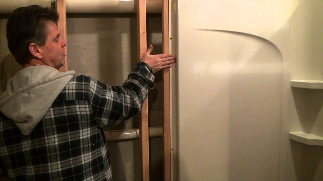 Picture Of Bathroom Showers
 Basement Shower Framing Techniques
