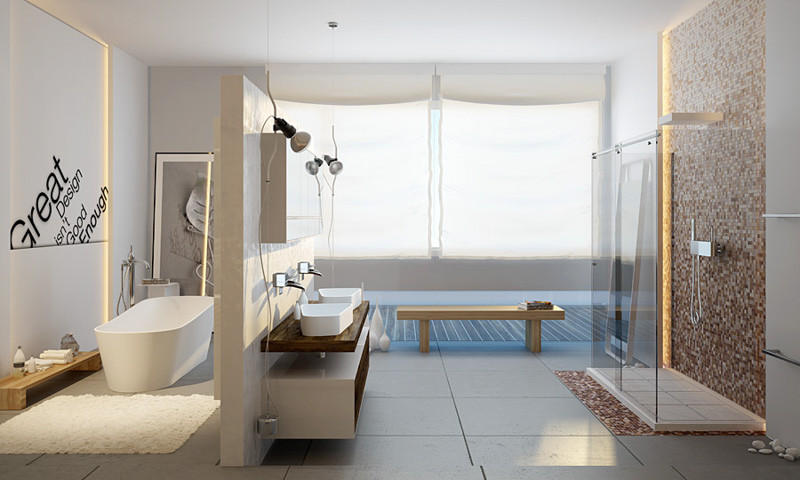 Picture Of Bathroom Showers
 12 Must Have Features for Every Modern Master Bathroom