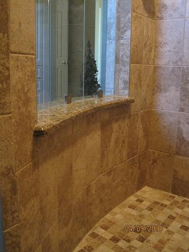 Picture Of Bathroom Showers
 Ceramictec Florida Curbless Walk In Waterproofed Tile