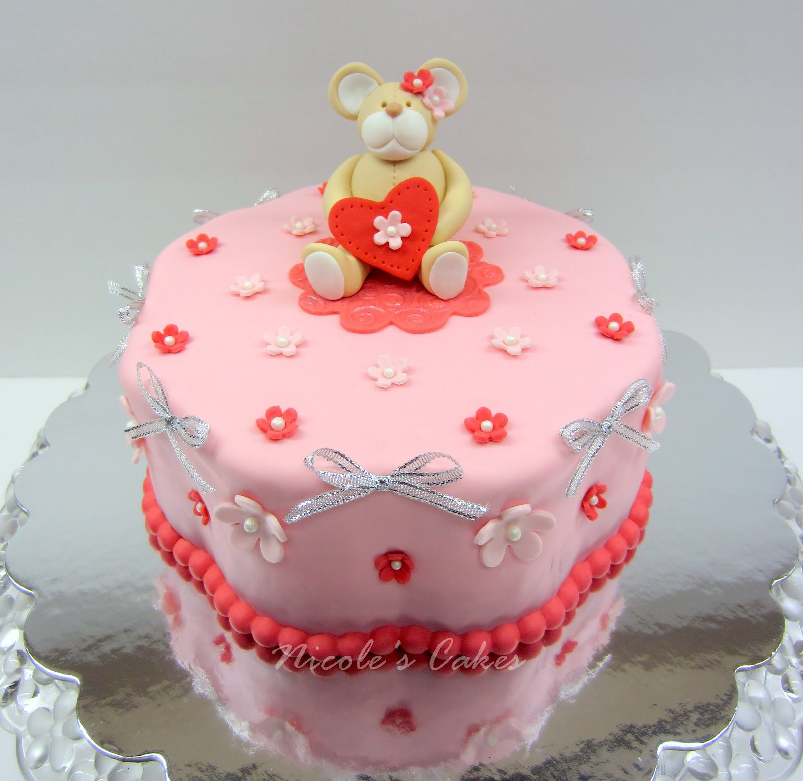 Pictures Of Birthday Cakes
 Confections Cakes & Creations A Valentine s Birthday Cake
