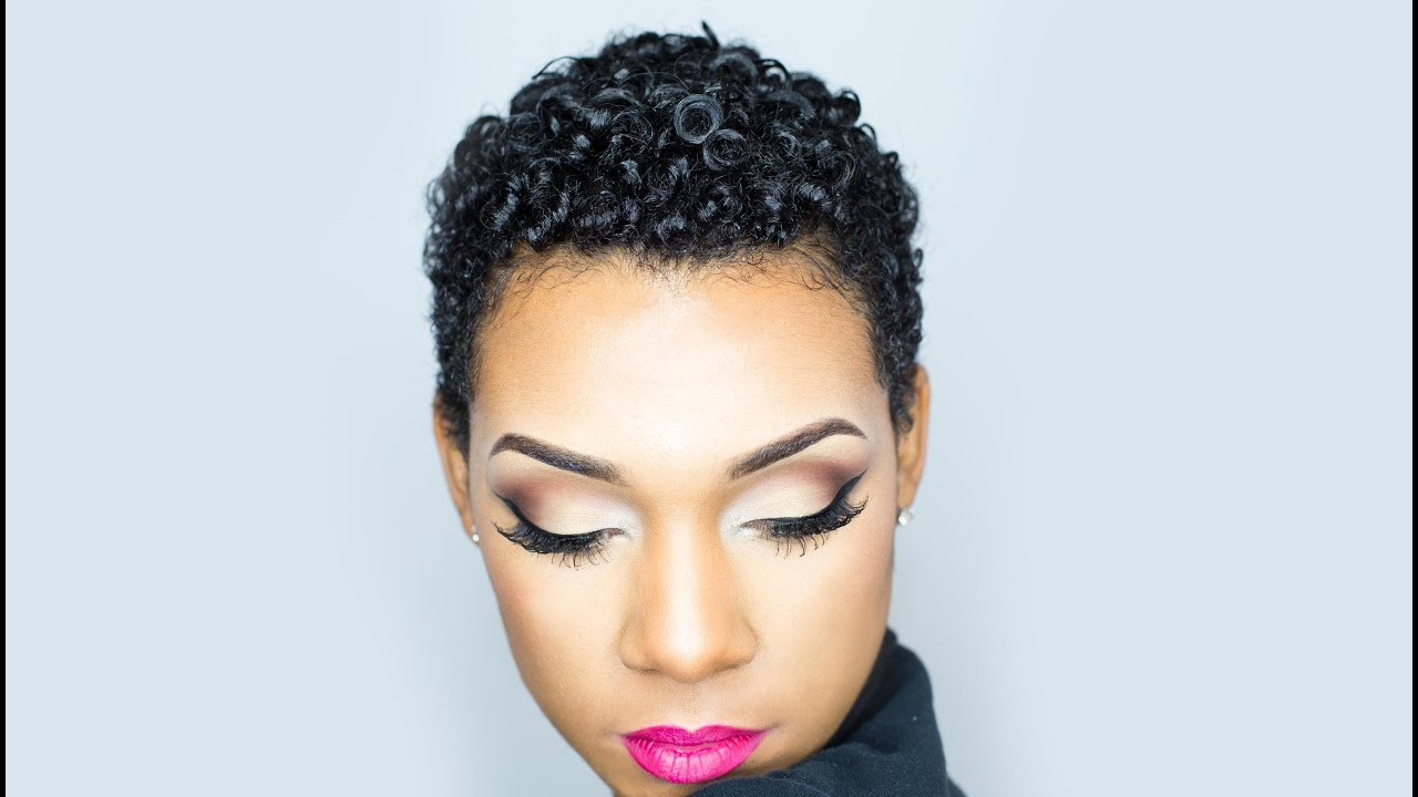 Pictures Of Short Natural Hairstyles
 TWA Natural Curly Hair Routine No Crunch