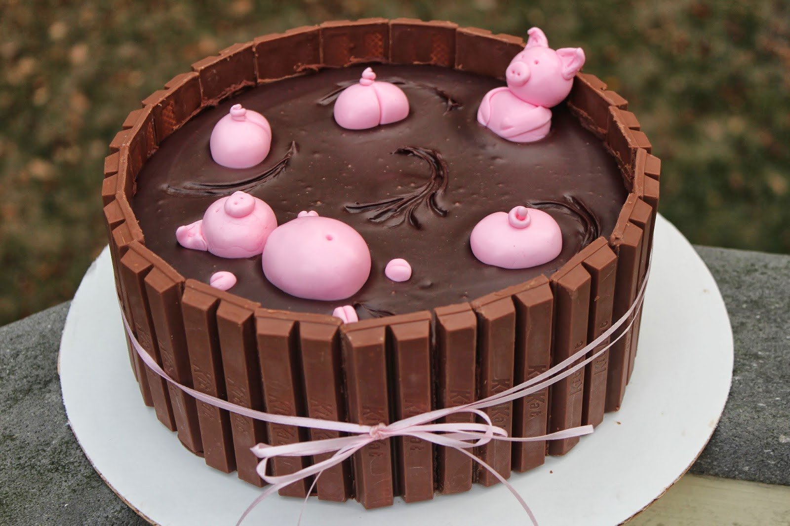 Pig Birthday Cake
 Hanna s Desserts pig sty cake