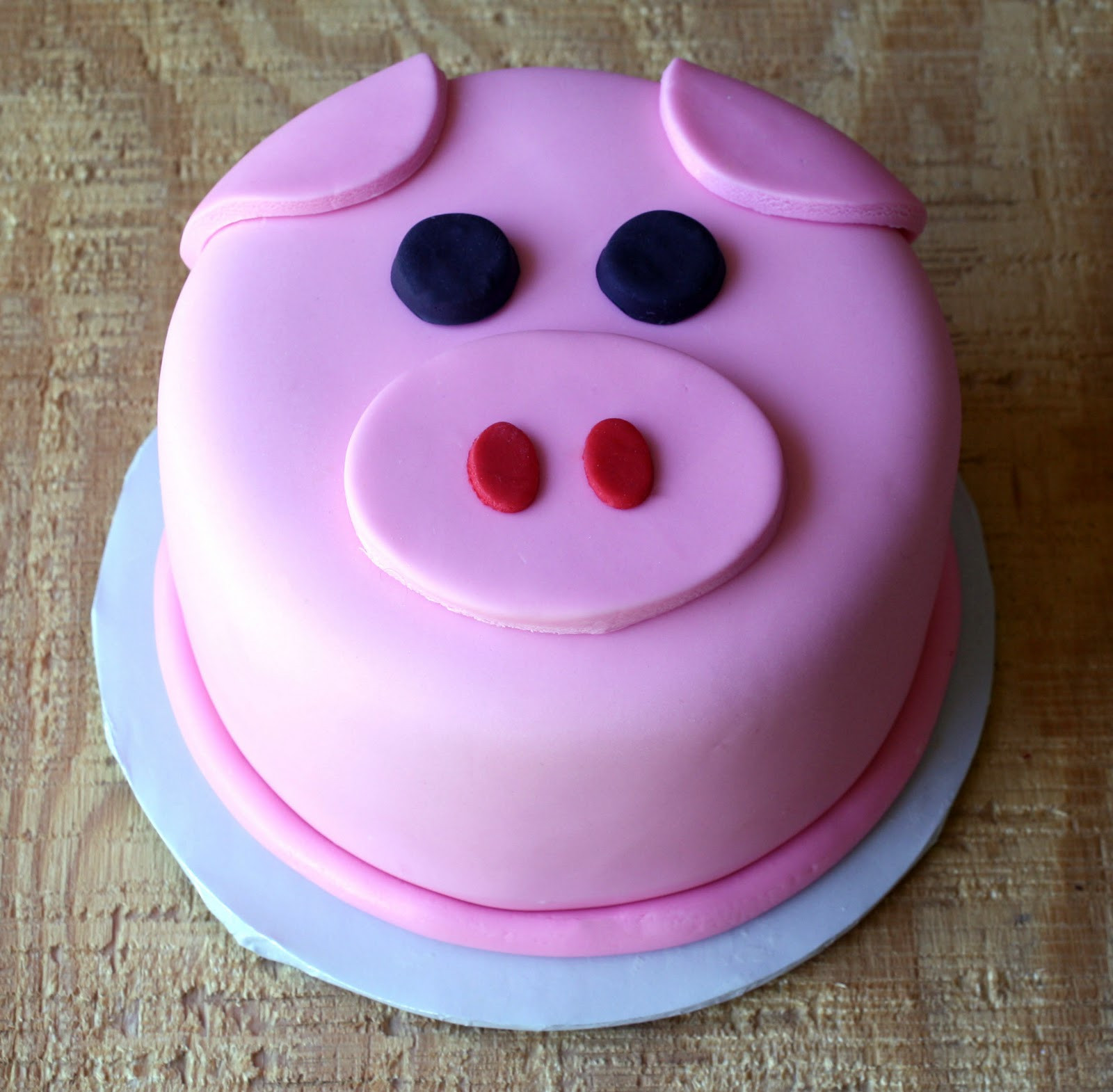 Pig Birthday Cake
 A Pig Smash Cake Barnyard Cupcakes