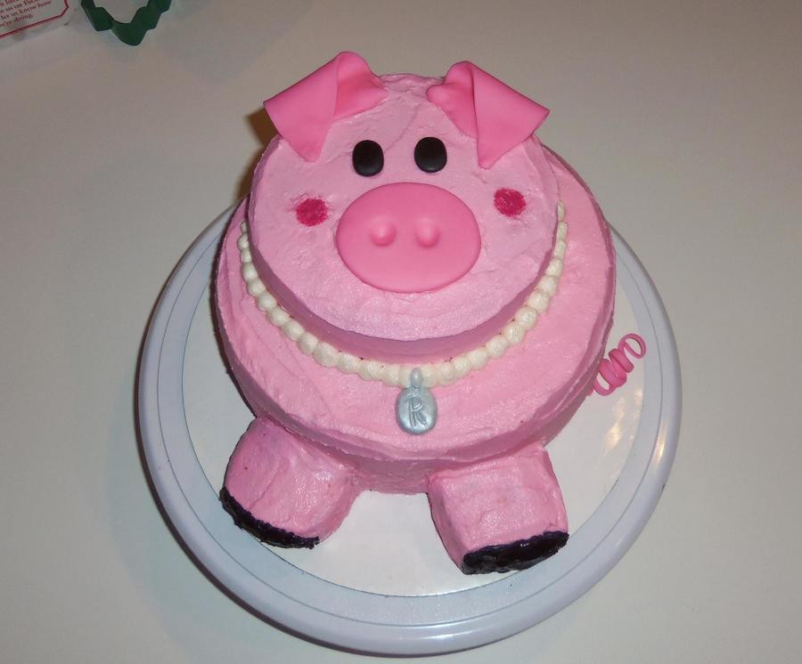 Pig Birthday Cake
 Pig Birthday Cake CakeCentral