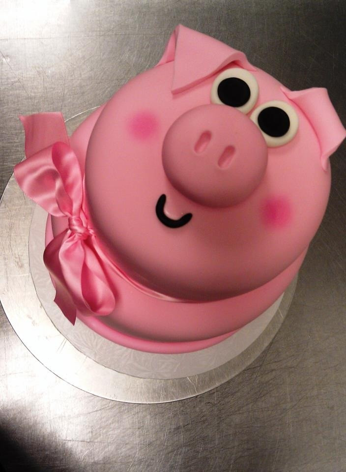 Pig Birthday Cake
 Pig Cake Recipe — Dishmaps