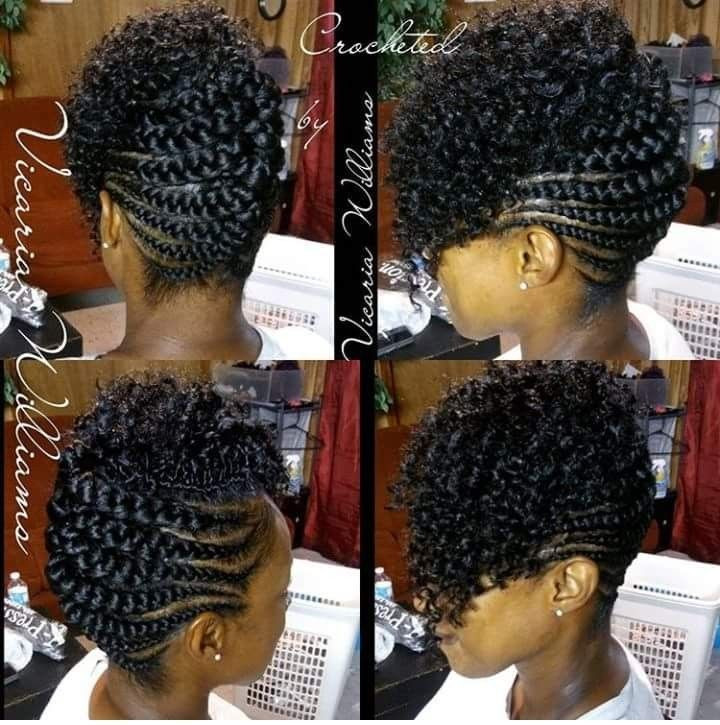 Pin Up Hairstyles For Natural Hair
 up do plait styles Protective styles in 2019