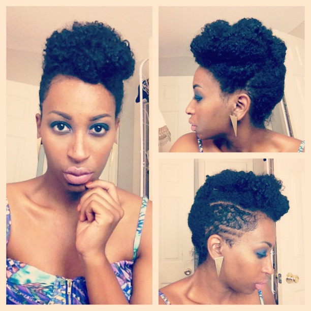 Pin Up Hairstyles For Natural Hair
 Classy Pin Up Natural Hair Style CurlyNikki