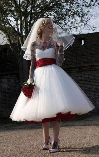 Pin Up Wedding Dress
 Rockabilly Wedding Dresses Pinup Wedding Dresses