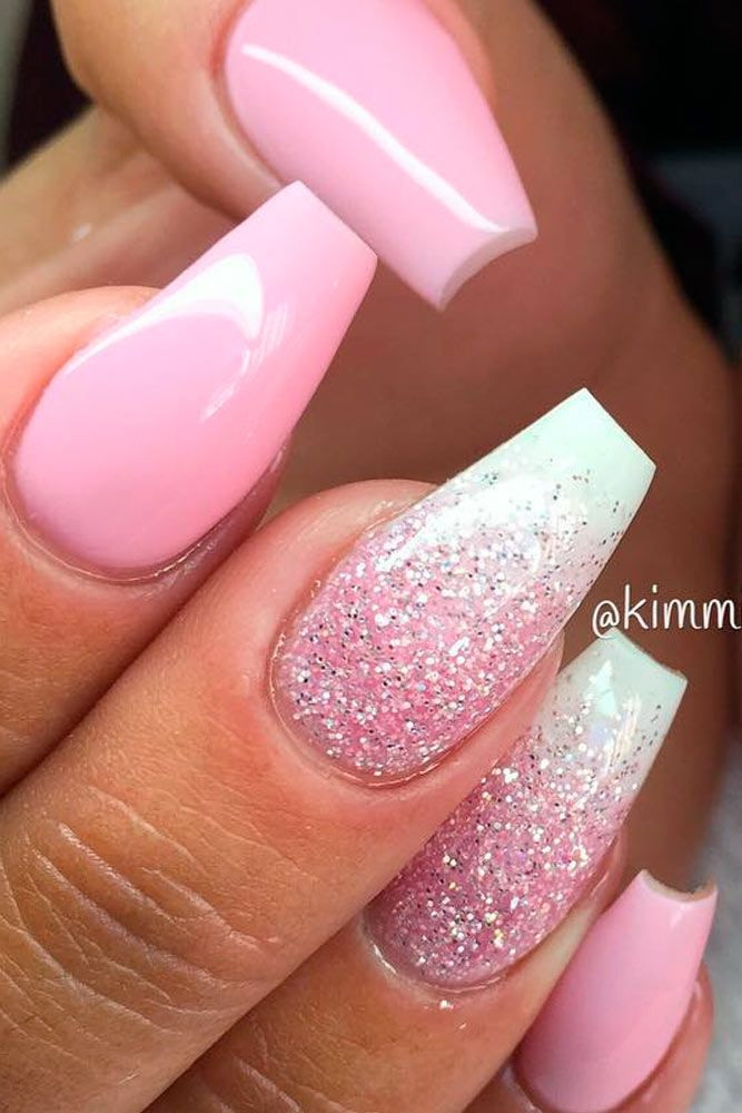 Pink Glitter Ombre Nails
 Sweet and Spicy Bacon Wrapped Chicken Tenders
