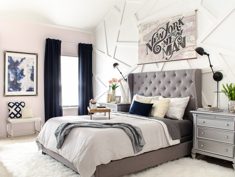Pink Master Bedroom
 20 Stunning Statement Walls For Every Room In Your Home