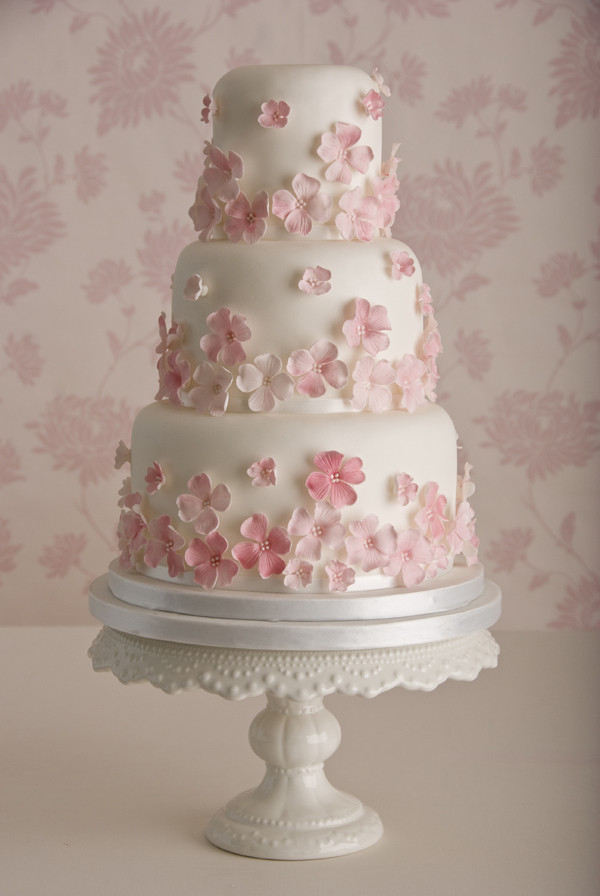 Pink Wedding Cakes
 Let Creativity Bloom 5 Beautiful Cherry Blossom Wedding Cakes