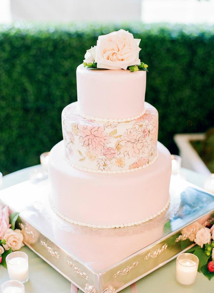 Pink Wedding Cakes
 Summer Wedding Cake Ideas