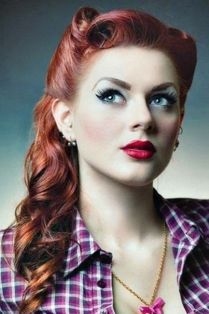 Pinned Up Hairstyles For Long Hair
 rockabilly hairstyles for long hair