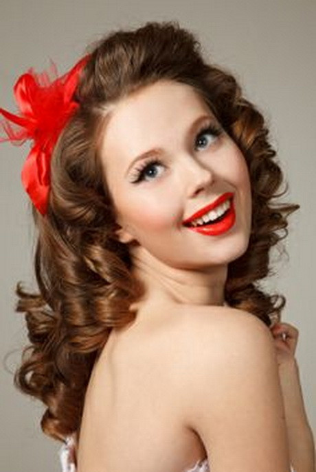 Pinned Up Hairstyles For Long Hair
 Curly pin up hairstyles
