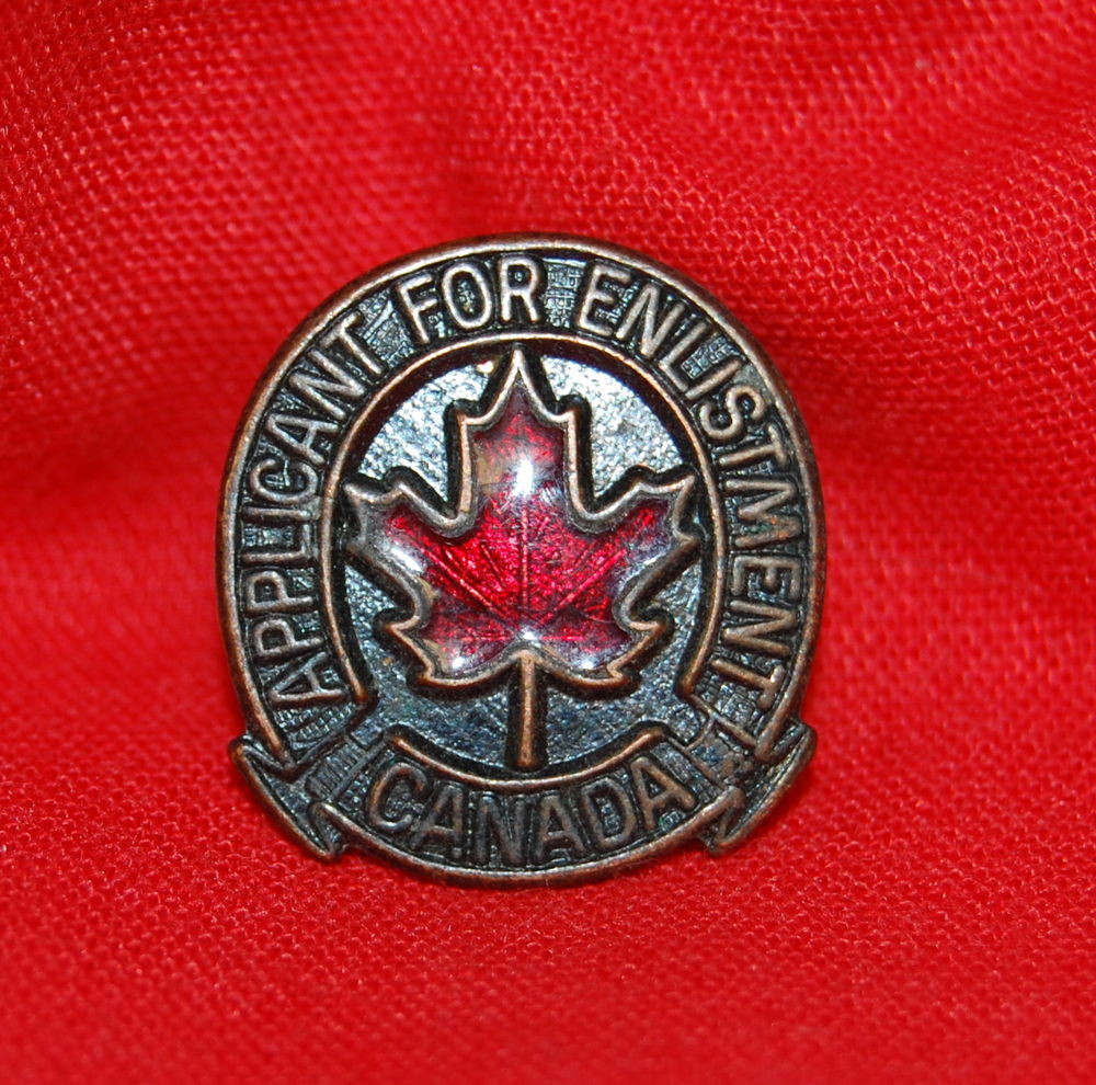 Pins Badge
 Canada Applicant for Enlistment service lapel pin badge