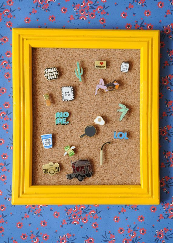 Pins Display
 Turn Your Pin Collection Into a Work of Art Etsy Journal