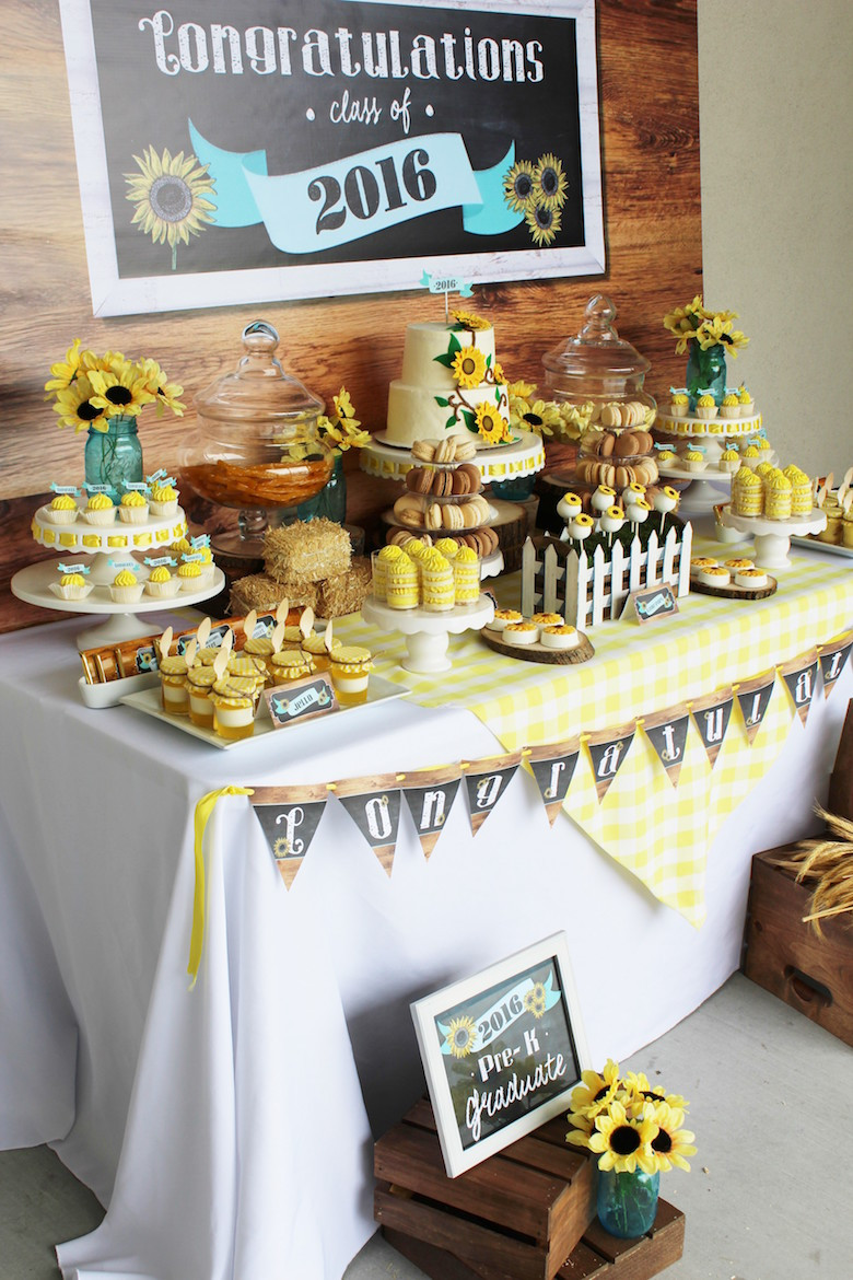 Pinterest Graduation Party Ideas
 Fawn Over Baby Country Themed Pre K Graduation Party By