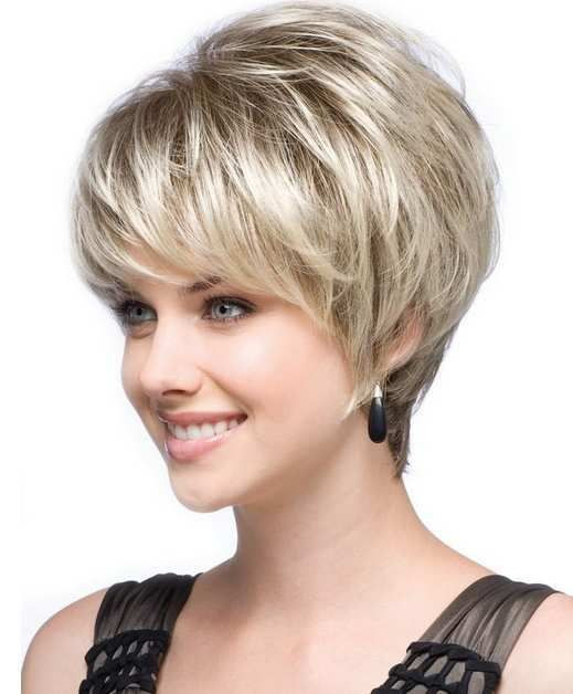 Pinterest Hairstyles For Short Hair
 Best and Cute Haircut for Round Faces and Thin Hair of