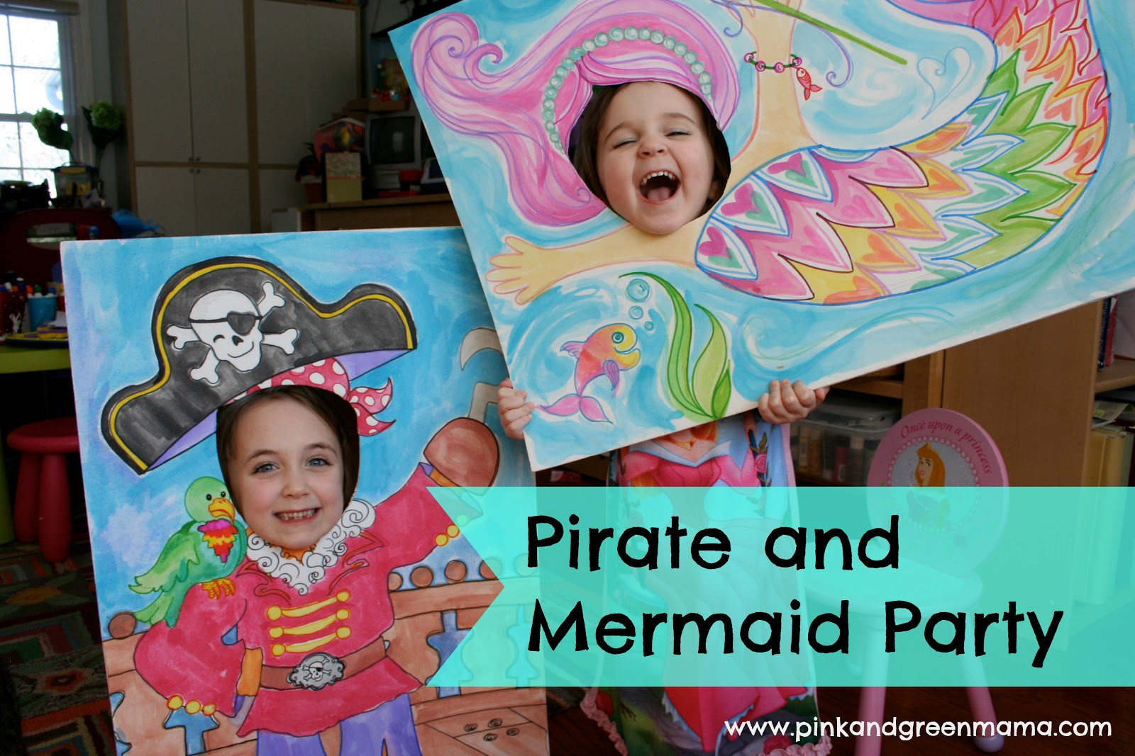 Pirate And Mermaid Party Ideas
 Pink and Green Mama Birthday Party Highlights Pirates