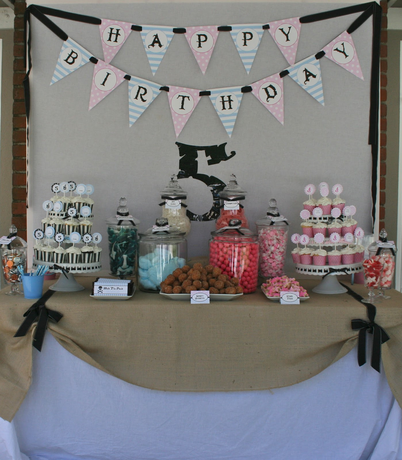 Pirate And Mermaid Party Ideas
 This Time Last Year Pirates Vs Mermaids Bloom Designs