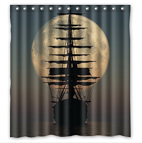 Pirate Bathroom Decor
 Best Pirate Ship Shower Curtain for the Bathroom
