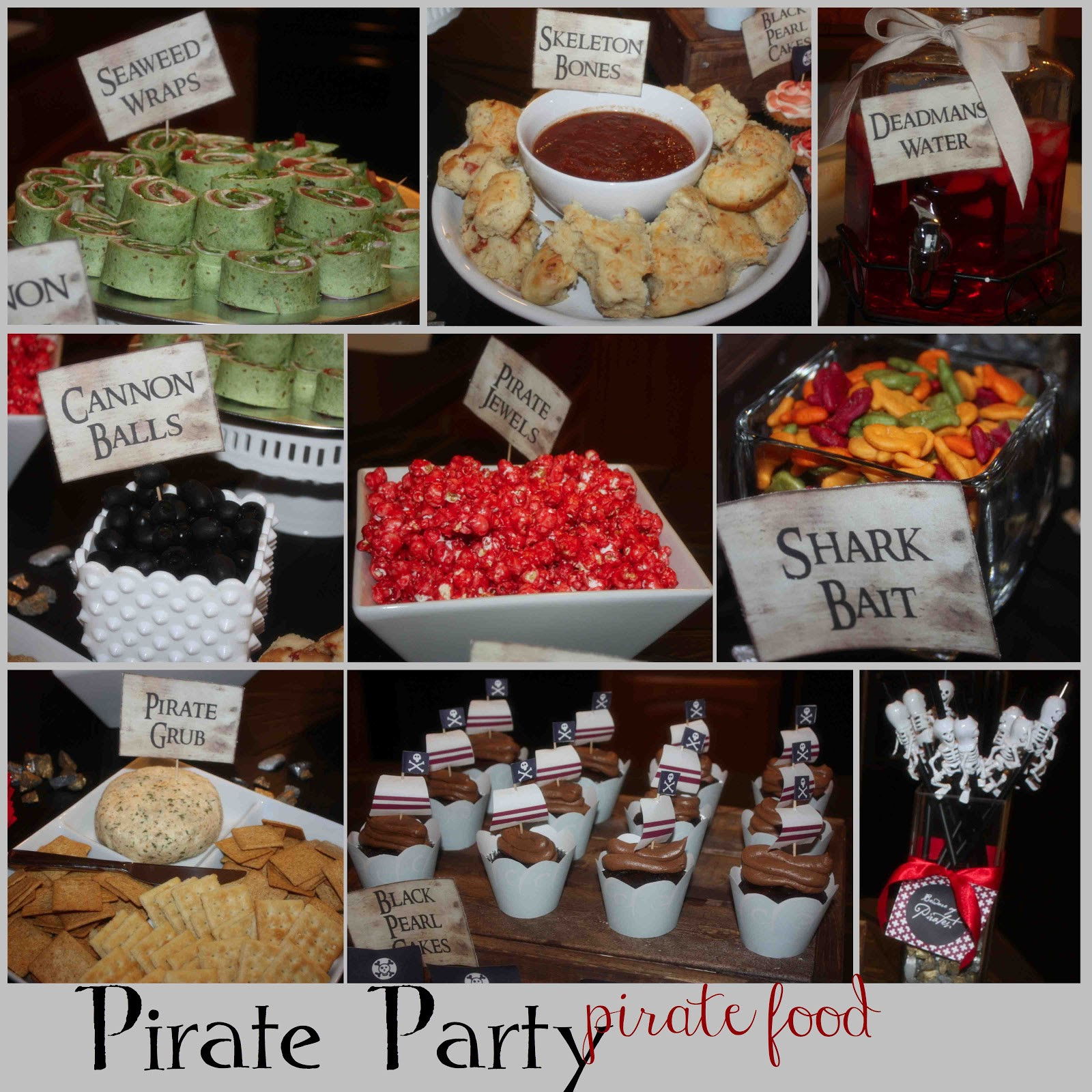 Pirate Birthday Party Food Ideas
 just Sweet and Simple Kids Pirate Party