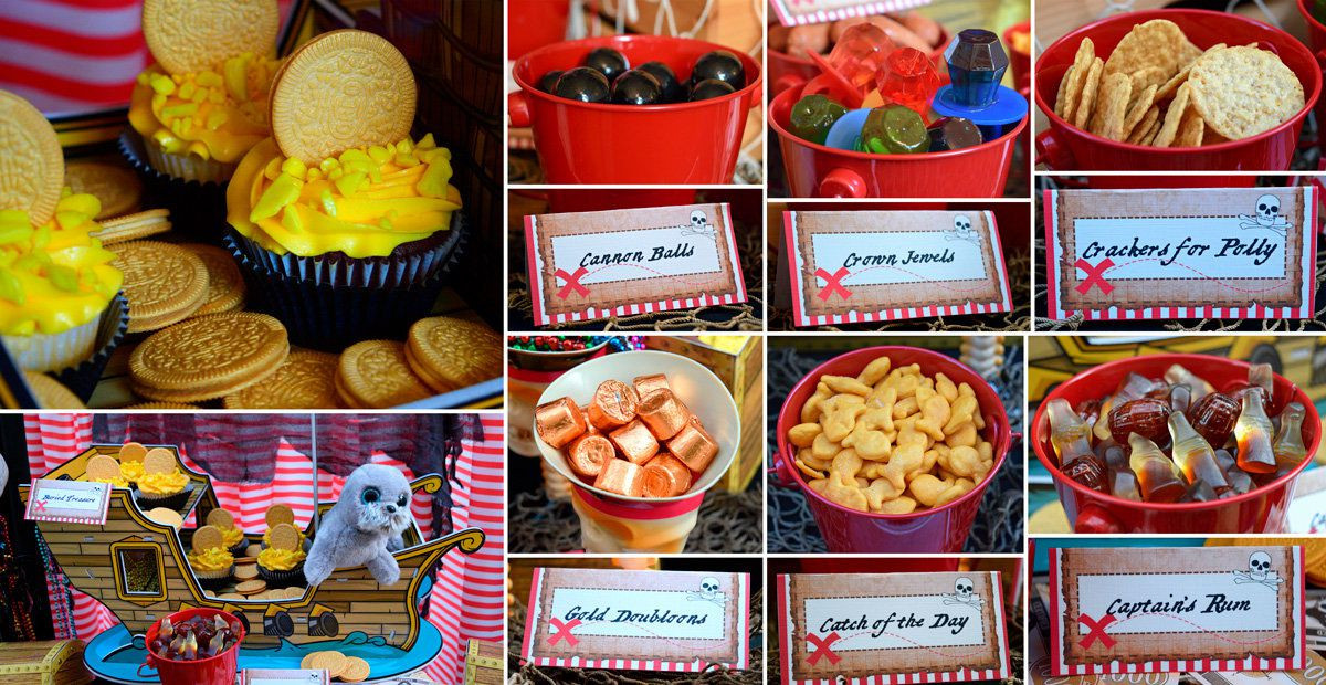 Pirate Birthday Party Food Ideas
 Pirate Party Ideas