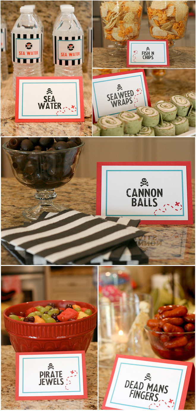 Pirate Birthday Party Food Ideas
 Part 2 of 2 Ahoy Pirate Party Details