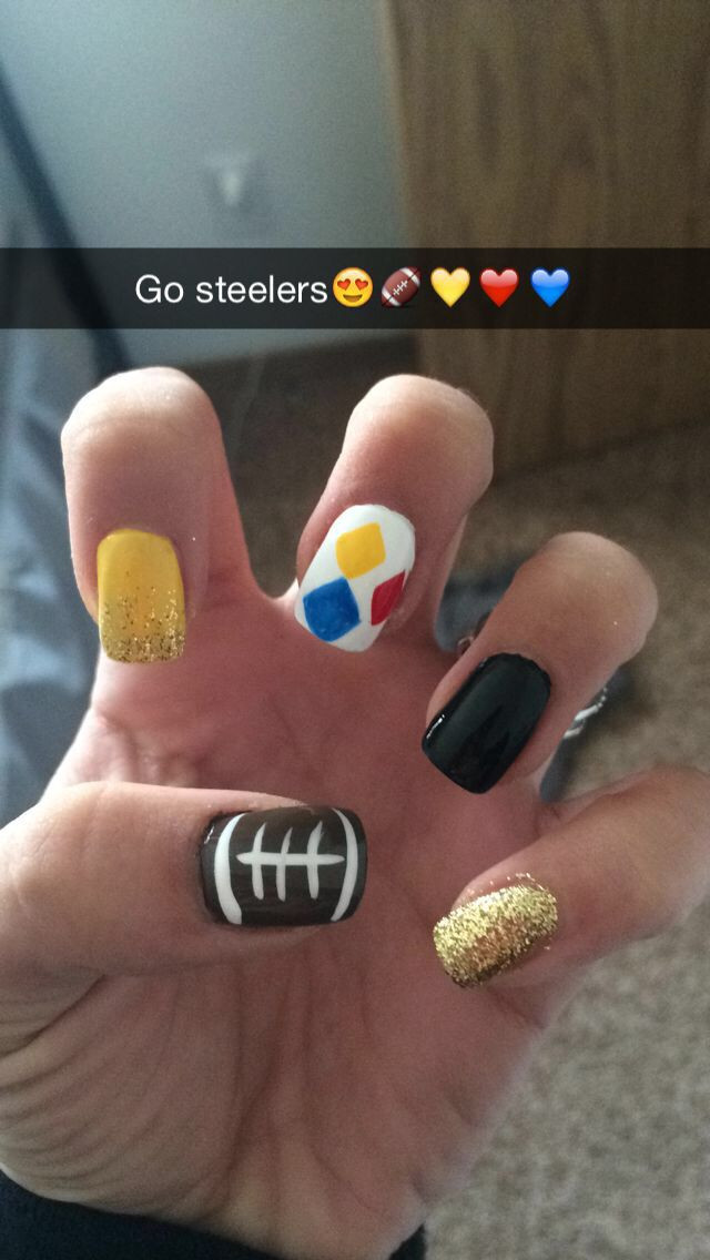 Pittsburgh Steelers Nail Designs
 24 best Steelers Nail Designs images on Pinterest