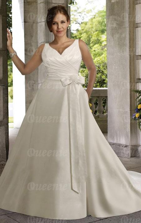 Plus Size Wedding Gowns Cheap
 Queeniewedding Cheap Long Discount Plus Size Wedding
